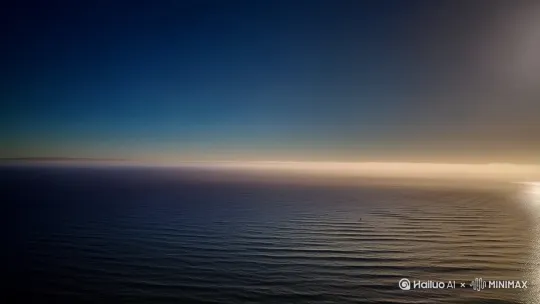 [镜头由暗蓝渐变至波光粼粼的海平面]
"当第一缕晨光刺破海雾，浪花正拍打着浅滩。"
[无人机航拍掠过翡翠色浅滩]
海鸥振翅声由近及远
"晴空下的海水是液态宝石，这片蔚蓝国度里，云影追逐着风。 by Hailuo AI Video Generator