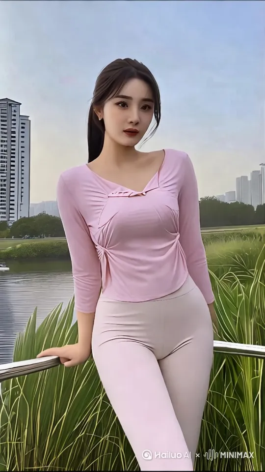 向前跟随，微笑，双手自然摆动 by Hailuo AI Video Generator