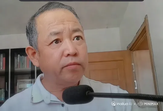 D吃麦克风 by Hailuo AI Video Generator