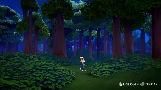 【视频脚本：兔子唱歌的奇妙之夜】

【场景一：宁静的森林，月光洒满大地】

（镜头缓缓推进，聚焦在一片郁郁葱葱的森林中，轻柔的风声和远处的虫鸣交织成自然的交响乐。突然，一束柔和的月光照亮了森林的一角，一只穿着小领结、手拿麦克风的兔子出现在画面中央。）

旁白（幽默风趣）：“在这个不平凡的夜晚，当所有动物都沉入梦乡，有一位特别的朋友决定给森林带来一场前所未有的音乐盛宴！没错，就是他——音乐兔兔先生！”

【场景二：兔子准备登台】

（兔子紧张又兴奋地对着小镜子整理领结，不时对着镜子练习开口音，表情夸张而逗趣。）

兔子（自言自语，带点紧张又搞笑的语气）：“深呼吸，一二三，记住，你是最靓的兔！今晚，我要让整个森林都知道，兔子不仅会跳，还会唱！”

【场景三：森林音乐会正式开始】

（兔子站在用树枝和树叶搭建的简易舞台上，四周是各种好奇围观的动物们，有的坐在树杈上，有的趴在地上，眼神中满是期待。）

兔子（拿起麦克风，清嗓子，故作深沉）：“各位森林的朋友们，晚上好！今晚，我将为大家带来一首原创曲目——《胡萝卜之歌》！”

（音乐响起，是一段轻快的旋律，兔子开始演唱，边唱边做些夸张的舞蹈动作，比如假装啃胡萝卜、摇摆身体等，引得观众动物们或笑或鼓掌。）

【场景四：互动环节】

（歌曲唱到一半，兔子突然停下，对着观众席）

兔子（幽默风趣）：“嘿，朋友们，别光顾着听啊，来，跟我一起摇摆起来！让我看看，谁是最摇摆的松鼠，还是最摇摆的狐狸？”

（动物们被兔子逗乐，纷纷开始随着节奏摇摆，场面欢乐至极。）

【场景五：*与结束】

（歌曲接近尾声，兔子跳上一个由大树叶制成的高台，以一个高亢的音符结束演唱，全场爆发出热烈的掌声和欢呼声。）

兔子（激动，向四周鞠躬）：“谢谢大家！看来，唱歌不只是人类的专利，咱们兔子也能唱出一片天！记住，每个生命都有属于自己的舞台，勇敢站上去，你就能发光发热！”

【场景六：温馨收尾】

（夜已深，音乐会结束，兔子与动物们依依不舍地道别，镜头拉远，月光下的森林渐渐恢复宁静，但空气中似乎还回荡着欢乐的歌声。）

旁白（温暖而幽默）：“在这个充满奇迹的夜晚，音乐兔兔先生不仅唱响了属于自己的梦想，也让森林里的每一个角落都充满了欢笑与温暖。记住，无论你是谁，在哪里，勇敢追求自己的梦想，生活总会因你而精彩！”

（画面渐暗，视频结束。） by Hailuo AI Video Generator