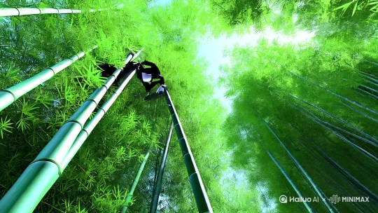 【第一幕：竹林缠斗】
（俯拍镜头从竹海顶端急速下坠，竹叶在气浪中翻卷如绿瀑）猫人踏着青竹节节攀升，雪白剑刃割裂漫天竹叶。墨色披风在身后猎猎作响，剑锋突然刺穿竹节直取下方——（镜头右摇180度）鼠人倒悬于竹枝末端，方天画戟横扫出半月寒光。金属相撞的蜂鸣震落万千露珠，两人借力翻腾落地，剑戟交缠处迸发一串蓝紫色火星。猫人剑走偏锋挑开戟锋，剑尖擦过鼠人左肩划出血线。（慢镜头）一滴血珠坠入积水潭，涟漪未散之际鼠人已反身劈砍，戟刃劈断三根碗口粗的竹竿，切口处青烟袅袅。

【第二幕：断崖惊魂】
（航拍镜头掠过云雾缭绕的千仞绝壁）鼠人忽然甩出腰间钢索缠住崖边古松，方天画戟抡出飓风般的螺旋攻势。猫人长剑插入岩缝急刹，剑身弯成惊心动魄的弧线（特写剑柄猫眼宝石泛起红光）。当戟尖即将刺入胸膛的刹那，猫人蹬碎岩石凌空倒翻，剑光化作七道流星直坠而下。鼠人暴喝挥戟格挡，金属撞击声震碎崖边冰棱，迸射的冰晶在夕阳下折射出血色光芒。（全景镜头）两人身影在嶙峋怪石间闪现，每一次兵刃相击都在崖壁刻下深达寸许的裂痕。

【第三幕：瀑下决战】
（镜头穿过十丈水帘推进）猫人剑锋搅动瀑布形成漩涡水盾，鼠人将画戟插入潭底掀起巨浪。两道身影破开水幕交错而过，剑戟相抵僵持在瀑布中央。（仰拍慢镜头）悬空的水珠里倒映着两张狰狞面孔，猫人翡翠色竖瞳与鼠人赤红双眼里都燃着炽焰。当雷霆劈中山巅的瞬间，两人同时爆发嘶吼震碎水幕——（360度环绕镜头）猫人使出"流云九折"剑法，剑影织成银网罩住八方；鼠人画戟施展"崩山式"，戟风卷起潭底巨石如陨星坠落。最终对撞的气浪掀飞整片瀑布，当白雾散尽时，只见两柄兵刃交叉插在潭心巨石上，水面上漂浮着断裂的猫耳饰与半截鼠尾甲...

（镜头缓缓拉远至星空）被剑气削平的山巅，半截猫人披风与鼠人面罩在夜风中纠缠飘荡，月光将两道新刻的万丈沟壑染成银白。 by Hailuo AI Video Generator