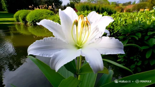 百合花开 by Hailuo AI Video Generator
