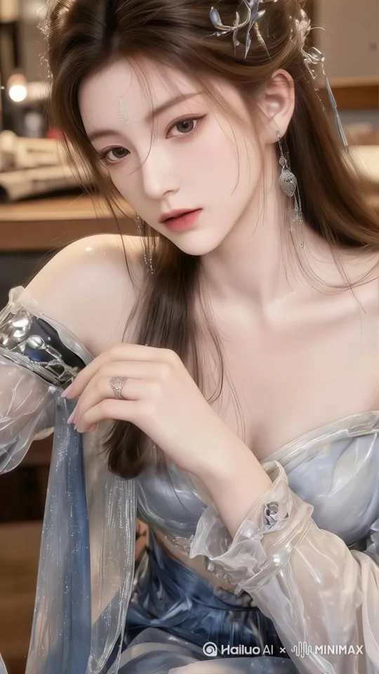 1. 发丝动态：少女发丝随微风轻缓晃动，发梢有自然的起伏韵律，似被轻柔气流托举后缓缓回落。
 
2. 樱花飘落：周围樱花以缓慢速度逐片下坠，下落过程中伴随细微旋转，仿佛被空气轻推般悠然。
 
3. 光斑闪烁：背景光斑柔和明灭，如阳光透过枝叶间隙的自然闪烁，亮度渐变细腻不突兀。
 
4. 眼部微动态：眼睑轻眨，眼眸中光影流动（如模拟水光微闪），呈现自然的生动感，无大幅动作却增添灵动感。 by Hailuo AI Video Generator