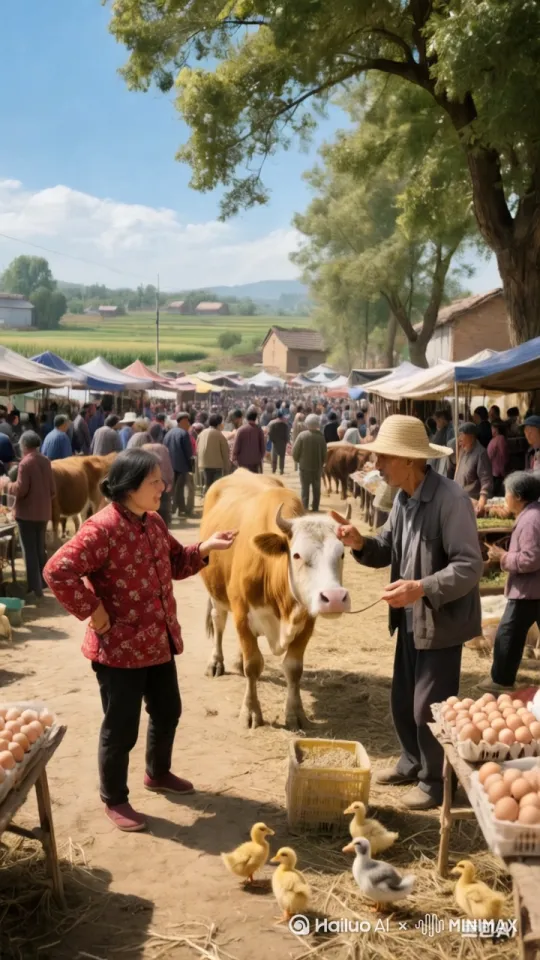 镜头移动，动态跟随，展现一个史诗般的激烈打斗场面。两个人正在进行惊心动魄的中国功夫对决，身形矫健，步伐灵活，每一个动作都充满力量与技巧。一人率先发动攻击，以迅雷不及掩耳之势踢出一记凌厉的侧踢，另一人迅速后仰躲避，紧接着回击一套连贯的拳法，拳风呼啸。他们的招式刚柔并济，时而是刚猛的直拳，时而是柔美的转身回旋踢。身影交错之间，地面的尘土飞扬而起，镜头动态跟随，从不同角度展现他们激烈的交锋，周围的人拍手叫好。 by Hailuo AI Video Generator