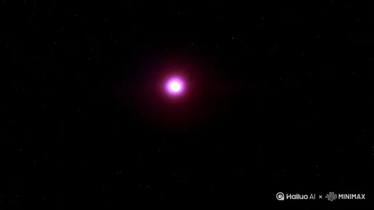 黑洞潮汐力瓦解恒星 by Hailuo AI Video Generator