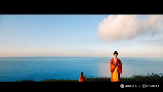 一个汉服美女在碧海蓝天之间自由穿梭。
[下降,上摇]浮云到半山
一抬头
见满山窝的浮云
轻描淡写地对着山下高楼灯火的指指点点 by Hailuo AI Video Generator