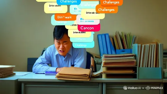 开场:打工人瘫在工位,头顶飘着弹幕"不想上班""但想买爱马仕")
🎵背景音乐:唢呐版《卡农》突然响起
(画面切到家中):
旁白(天津口音):"当代青年搞钱秘籍,三步就让你财务自由!"
Step1️⃣(主角用拖鞋支手机):
"首先打开直播!标题就叫'挑战呼吸空气365天',家人们礼物走一波~"
Step2️⃣(拿锅盖当反光板):
"穿搭博主速成!把奶奶的碎花裤衩穿出BV风,文案写'老钱风精髓在于松弛感'"
Step3️⃣(突然正经脸):
"最后打开BOSS直聘——毕竟以上操作可能饿死,还是找个班上比较实在"
(结尾反转):
字幕炸开:真正的财务自由——自由地选择上什么班 by Hailuo AI Video Generator