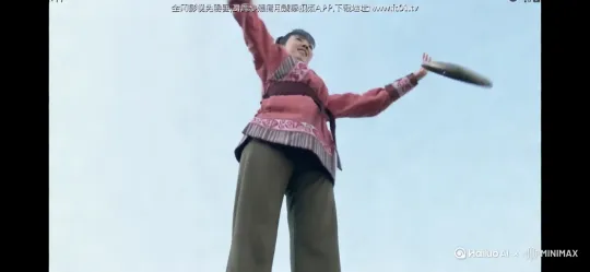 女孩解开黑色腰带和粉色衣服已及棕色裤子 by Hailuo AI Video Generator