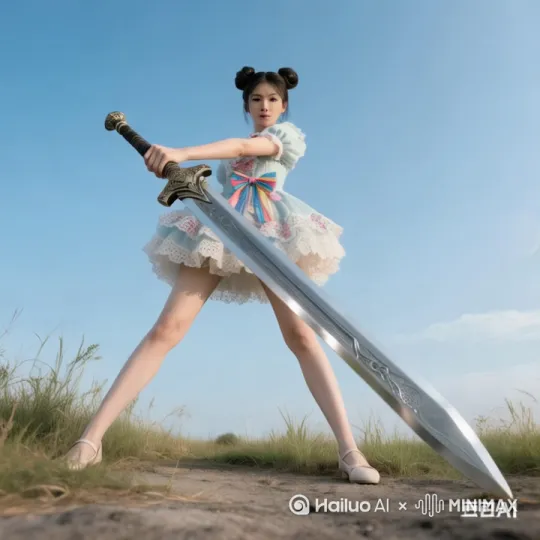 人物不动，衣服随风飘动 by Hailuo AI Video Generator