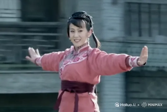 陈若云（李欣聪饰）解开黑色腰带脱下z橙色衣服和棕色裤子 by Hailuo AI Video Generator