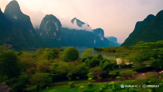 爱在羊茸山水间，描绘羊茸自然的美，山山水水的秀 by Hailuo AI Video Generator