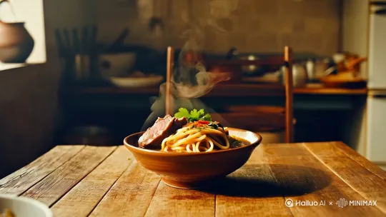 我特色牛肉面 by Hailuo AI Video Generator