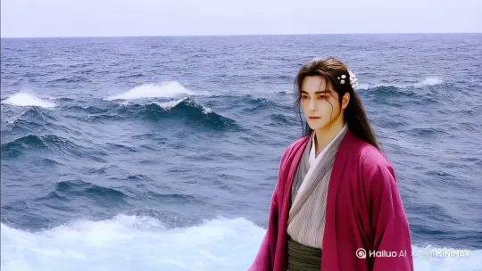 他生逢乱世，风雨如磐，权谋倾轧间如履薄冰。江湖险，人心谲，然一身孤勇未折。凭智谋破局，于绝境寻机，刀光剑影里辗转求生。纵千难万阻，那缕执念未消，任世道崎岖，亦要以一身肝胆，在这天地间踏出一条生路，不为荣华，只为存心中道义。 by Hailuo AI Video Generator