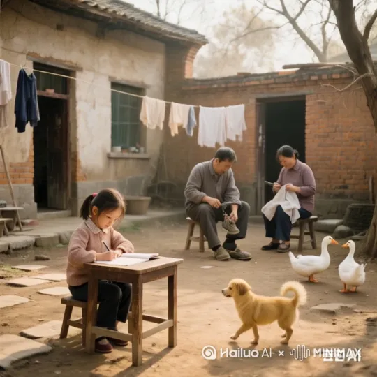 动起来，但是动作幅度不大，狗狗走过来走过去，摇着尾巴 by Hailuo AI Video Generator