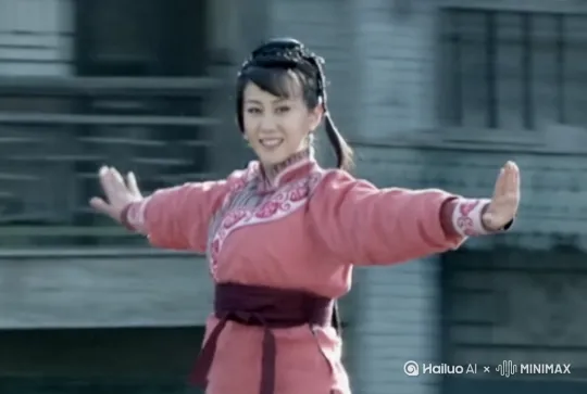 陈若云（李欣聪饰）解开黑色腰带脱下z橙色衣服和棕色裤子 by Hailuo AI Video Generator