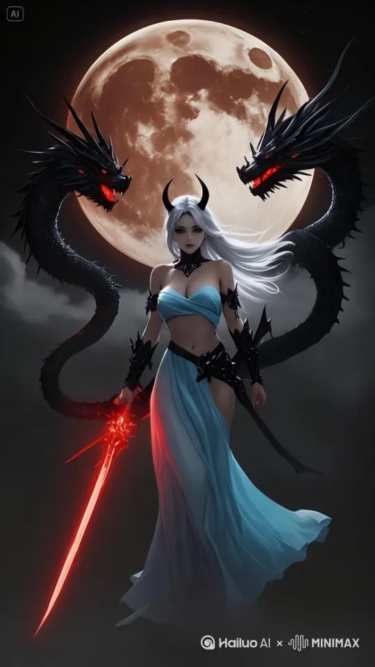 人物不动，衣服随风飘动 by Hailuo AI Video Generator
