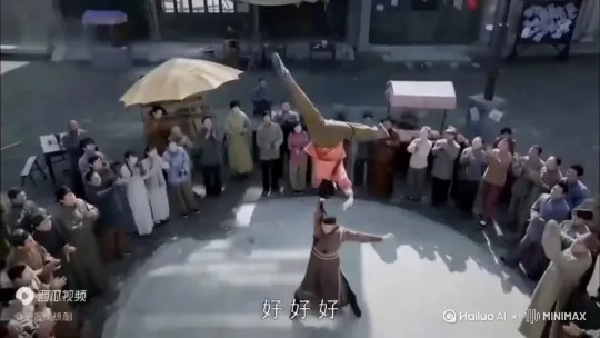 陈若云（李欣聪饰）解开黑色腰带脱下橙色衣服和棕色裤子 by Hailuo AI Video Generator