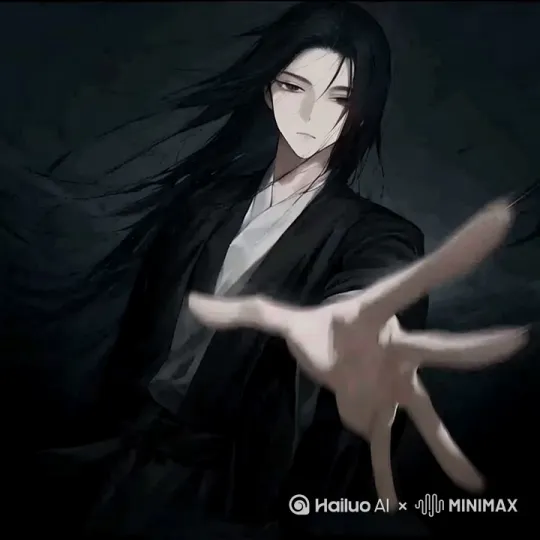头发动镜头不动 by Hailuo AI Video Generator