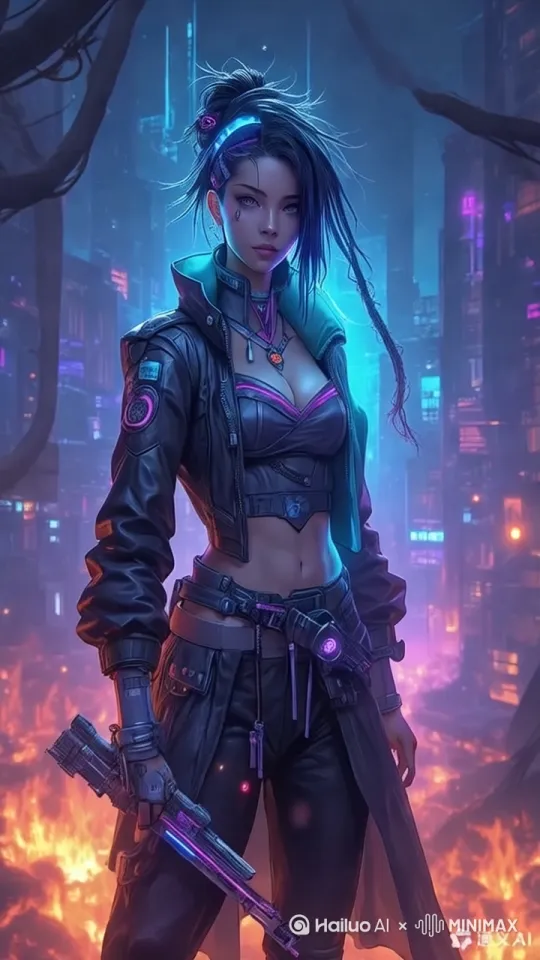 背景得火动起来 by Hailuo AI Video Generator