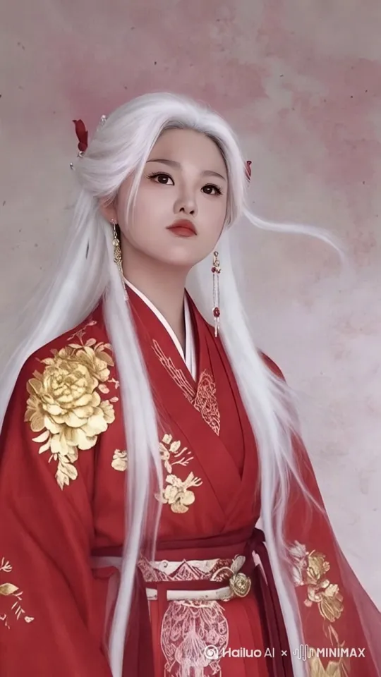 那女子那女子虚弱又苍白，脸上表情非常无力，头发和衣服随风轻轻飘动 by Hailuo AI Video Generator