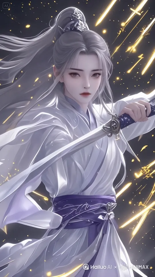 人物不动，衣服随风飘动 by Hailuo AI Video Generator