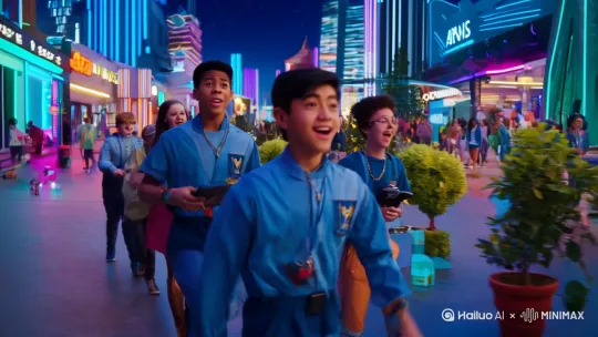 00后眼中2034的机器人时代：解锁未来生活的N种可能】  
当硅基同事成为日常，我们这代数字原住民早已get协作新姿势：用AI画图工具10秒生成广告提案，带机器人搭档探店vlog自动剪辑，老龄社会因护理机械臂重拾温度。Z世代正把脑洞变现——AI心理咨询师、元宇宙建筑师、仿生潮牌主理人，这些听着科幻的职业将成为简历常态。教育革命更带感：知识芯片解放刷题时间，人类专注创造力和跨次元协作。老龄化危机？看我们训练助老机器人玩转广场舞！当机器人接管重复劳动，年轻一代终于能在太空旅拍、非遗数字化、情绪交互设计这些赛道野蛮生长。记住：未来不是取代，而是让碳基生物更闪耀人性光芒。 by Hailuo AI Video Generator