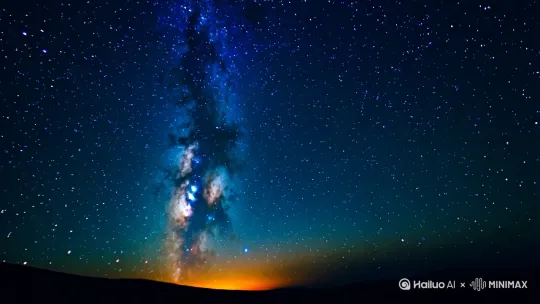 星空银河[左移,上升] by Hailuo AI Video Generator