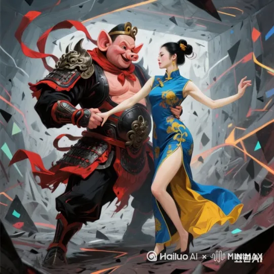 目光跟随镜头 +  电影感 + 超现实色彩 +故事感+猫包走秀，时长20妙 by Hailuo AI Video Generator
