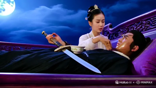 《穿越古今之玉镯奇缘》
我叫晚秋，本是现代国立博物馆的一名文物修复师，却不知为何与这庆元王朝有了千丝万缕的联系。
那是一个月光如水的夜晚，我正在用棉签蘸着双氧水处理萧景珩肩头的箭伤。他，是庆元王朝最年轻的战神，此时虚弱地靠在紫檀榻上，玄色中衣被冷汗浸透，可那握剑的姿势却依旧坚毅。我心中满是对他伤势的担忧，丝毫没有注意到腕间的玉镯在月光下发出了蜂鸣般的声音。
“殿下该喝药了。”我轻声说道，捧着青瓷药碗的手腕却突然被他扣住，汤药在碗沿摇晃，仿佛下一刻就要洒出。他的指尖摩挲着我包扎纱布的位置，那里还残留着我穿越到此地时的灼痕。“林医女昨日说的输血之法...”他刚开口，东宫方向突然传来丧钟。那九声鸣响震落了檐角的积雪，与此同时，我腕间的玉镯应和般泛起蓝光。萧景珩的瞳孔骤缩，他拔剑出鞘，寒光映出窗外鬼魅般晃动的树影，气氛瞬间紧张到了极点。
就在这时，十名玄甲卫破窗而入。我惊恐地瞪大了眼睛，却在那一瞬间看清了他们胸前的徽记——那本应随前朝覆灭的玄鸟图腾。领头者弯刀直取萧景珩的咽喉，然而，就在弯刀触及他颈侧时，却诡异地偏转了半寸。我的脑海中突然闪过一个念头，我认出这是博物馆那柄突厥弯刀特有的铸造缺陷。“闭眼！”我当机立断，将整碗汤药泼向烛台，燃烧的艾草在空气中爆出刺目火光。趁着刺客们目眩之际，我抓起案上针灸包里的三棱针。当年修复马王堆汉墓医简时习得的放血疗法，此刻精准地刺入刺客的曲池穴。
萧景珩的剑锋划过最后一个刺客的喉管时，玉镯突然迸发强光。月光透过格窗形成光柱，我腕间的灼痕开始渗血。他染血的手指忽然抚上玉镯内侧的铭文，那里正显现出我从未见过的第二行小字：“双星交汇，轮回重启”。这行小字是什么意思？它与我和萧景珩之间的穿越又有什么关联？我的心中充满了疑惑。
之后，又发生了一次奇特的穿越。那是我在修复唐代铜雀镜的时候，我戴着乳胶手套仔细地擦拭镜面的水银沁。突然，我看见镜中映出萧景珩站在刑场上的身影。刽子手的鬼头刀扬起的刹那，玉镯猛地将我扯进了刺骨的寒风中。
我发现自己穿着太医署典药的官服，腰间鱼符刻着“从六品上”。刑场四周布满了弓箭手，萧景珩的囚衣浸透了鞭痕，但他昂首的姿态依然像在检阅三军。我心中一紧，握紧了袖中偷藏的麻沸散，这是我目前能想到的唯一能让他假死的办法。
“罪臣萧景珩通敌叛国...”监斩官的声音被突如其来的马蹄声打断。太子亲卫举着明黄卷轴疾驰而来，我趁机将麻沸散混进断头酒。当萧景珩饮下酒盏时，玉镯突然剧烈震动，铜雀镜的虚影浮现在刑场上空。刽子手的刀锋被镜面反射的阳光灼成赤红，我猛然想起资料记载：庆元三年日食当日，铜雀镜曾引发天火。此刻镜中竟浮现出我修复文物的工作台，台历显示的时间正是我首次穿越的日期！这一切到底是怎么回事？难道所有的穿越事件都是一个巨大的谜题？
“原来是你。”萧景珩沙哑的嗓音带着笑意，他囚衣下露出半截染血的绷带——那是我上次穿越时包扎的结扣手法。麻沸散开始生效的瞬间，他借着倒下的力道将我拽进怀里，温热的呼吸拂过耳畔：“晚秋，我们见过更早的月亮。”他的话让我更加迷惑，更早的月亮？难道我们之间的缘分在更早之前就已经开始了？
随着穿越次数的增多，我越来越渴望知道真相。终于，在玉镯于满月夜充能完毕时，我开始拼凑出事情的真相。太庙暗格里泛黄的起居注记载着：庆元帝毕生都在寻找一位“从天而降的黄衫女子”，而国立博物馆的考古报告显示，那件鎏金玉镯内壁检测出二十一世纪才有的纳米镀层。这两者之间一定有着某种联系。
我还发现萧景珩的血液样本在我现代公寓的冰箱里闪烁微光，DNA检测显示他携带罕见的嵌合体基因。当我在显微镜下看到那些呈螺旋状裂变的细胞时，终于明白为何史书记载他“伤愈速度异于常人”。
最后一次穿越，我带着整套外科手术器械出现在庆元王朝的祭天台。萧景珩心口的箭伤正汩汩渗血，和三百公里外博物馆画像的破损位置完全重合。玉镯能量仅剩7%，却同时映照出现代急救室与古代星象图。
“这次换我救你。”我举起手术刀划开时空裂缝，他沾血的手指与我共同握住刀柄。当两种文明的医疗器械在月光下产生量子纠缠时，祭天台四周的日晷突然全部倒转。
后来，史书记载：庆元三年惊蛰，天降异象，帝危而复生，携神女同现。而在二十一世纪的博物馆监控里，那件鎏金玉镯的展柜前，多出了一对依偎的剪影——穿宫装的女子正在给西装革履的男人演示手机拍照功能。他们是谁？是我和萧景珩吗？我们是如何打破时空的界限，在两个不同的时代留下这样的痕迹的呢？这一切仿佛是一场奇幻的梦，却又真实地发生过。 by Hailuo AI Video Generator