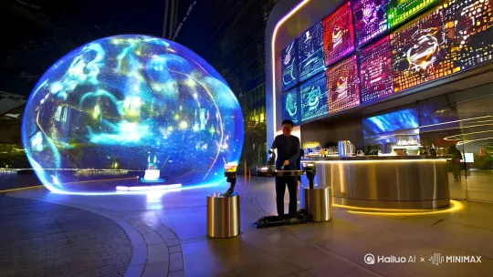 **🚀FutureWorkshop未来工场（六元素店）——硬核科幻实验室，广州赛博新地标！**  

**🔮「欢迎来到2077」**  
全息投影穹顶、机械臂调酒师、AI互动艺术墙——踏进FutureWorkshop的瞬间，你已穿越至科幻片场！  

**⚡爆款体验**  
▫️ **「银河冰沙」**：液氮烟雾+分子料理技术，喝一口像吞下整个星云  
▫️ **「赛博饺子」**：3D打印面皮，馅料随机触发酸甜辣彩蛋  
▫️ **机械战警送餐**：你的食物由机器人穿越激光阵送达  

**🎮隐藏玩法**  
• 用脑电波控制灯光颜色（头环限量供应）  
• 每周五《银翼杀手》主题夜，COSPLAY享免费光子啤酒  

**📍坐标**：琶洲六元素体验天地4F（近猎德大桥）  
**⏳营业**：12:00-24:00（周末至1:00）  

**⚠️警告**：本店可能引发  
① 手机内存爆炸（打卡点过多）  
② 认知颠覆（原来饺子可以浮空）  

（文案字数：298字） by Hailuo AI Video Generator