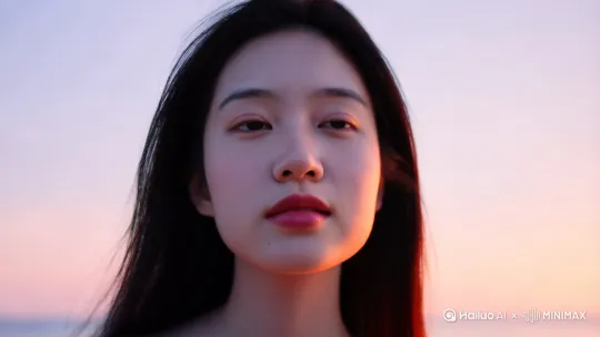 脸上高冷的表情，， by Hailuo AI Video Generator