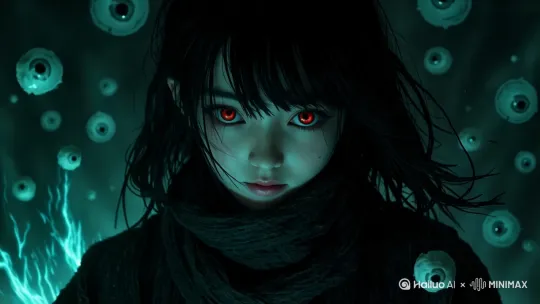 使用冥火魔法 by Hailuo AI Video Generator