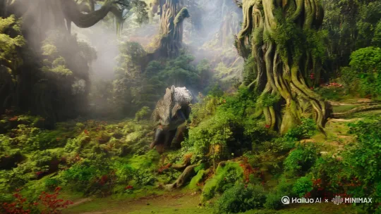 来自山海经中的异兽 饕餮 by Hailuo AI Video Generator