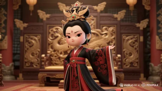 人物生气甩袖子 by Hailuo AI Video Generator