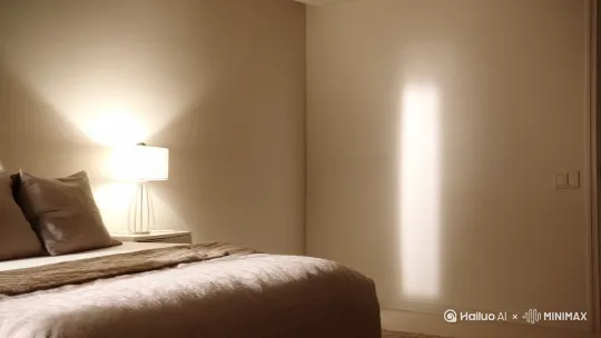 u以下是一份简单的睡觉教程：
 
1. 睡前一小时远离电子设备，减少蓝光干扰。
2. 营造安静、黑暗且温度适宜（约20-23℃）的卧室环境。
3. 泡个热水澡或用热水泡脚，放松身心。
4. 做些简单的拉伸，缓解身体紧张。
5. 躺在床上，闭上眼睛，缓慢深呼吸，排除杂念，专注于呼吸，让身体和大脑逐渐进入平静状态，慢慢进入梦乡。 by Hailuo AI Video Generator