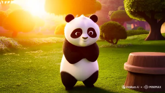 **小熊猫的晨间体操**  

清晨的阳光洒满宝可梦广场，微风轻拂，带来丝丝青草香气。小熊猫揉揉惺忪的睡眼，抖了抖软软的皮毛，一个鲤鱼打挺跳上树桩，开始了每日的“体操”煅练！  

它先踮起脚尖，小短手高高举起，左右摇摆——（这是伸展运动）；接着扭动圆滚滚的腰，电流在脸颊的红色电气袋里噼啪轻响（热身完毕！）。突然，它后空翻落地，短腿“哒哒哒”原地高抬腿，活像一颗跳动的毛球，连影子都模糊成了残影。 by Hailuo AI Video Generator