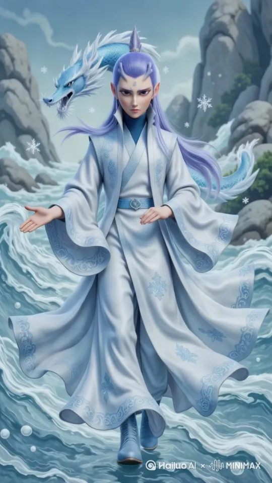 人物在T台走秀，运镜跟踪，帅气的走过来 by Hailuo AI Video Generator