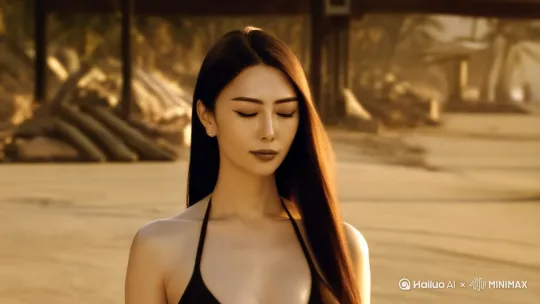 原图片王家卫风格比基尼 by Hailuo AI Video Generator