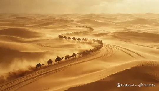 开始：低角度近地面  过程：垂直向上提升 结束：高空鸟瞰
特点：逐渐揭示广阔风景，镜头稳定无摇晃 by Hailuo AI Video Generator