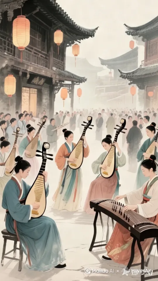 [推出,上升,下摇][左移,跟随][右移,跟随][左移,上升] by Hailuo AI Video Generator