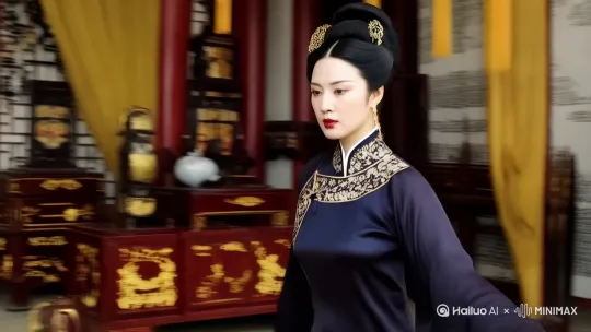 明代权谋电影    左移+右摇+推进 by Hailuo AI Video Generator