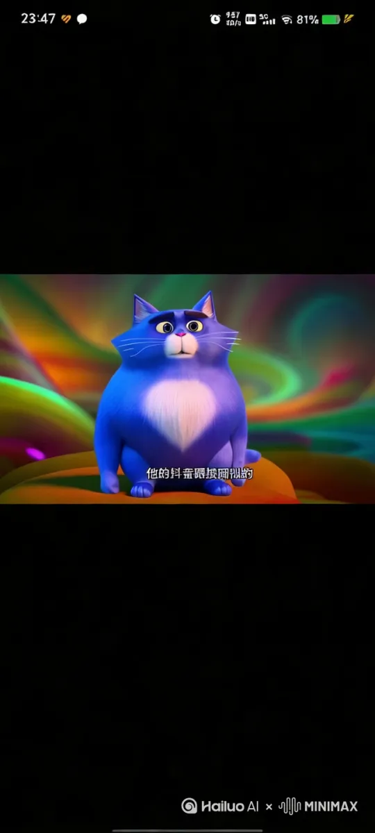 在舞台上唱歌，聚光灯都打在他的身上，宛如巨星一样，底下的观众为他欢呼鼓掌，唱的十分动听。 by Hailuo AI Video Generator