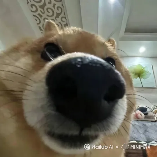 这只这只小狗突然恶性的露出牙旋转几圈再飞走 by Hailuo AI Video Generator