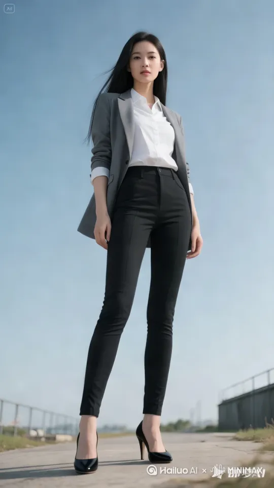美女向前走[右移,跟随] by Hailuo AI Video Generator