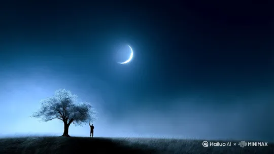 星语

夜幕如丝绸般缓缓垂落
银纱裹着半弯月亮
踮脚攀上枝桠梢头
抖落漫天碎钻般的星火

晚风掠过耳畔时
卷走心底的纷扰喧嚣
刹那间 流星划破穹顶
拖曳着璀璨的光尾
将思念织成星河涟漪

我多想化作一粒星子
枕着月光 踏着春风
与万千星辰共奏
这支永不落幕的夜之圆舞曲

卢伟写扵于亭林2025年4月28日 by Hailuo AI Video Generator