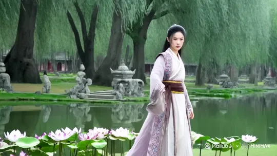 唐朝仙侠电影    左移+右摇+推进 by Hailuo AI Video Generator
