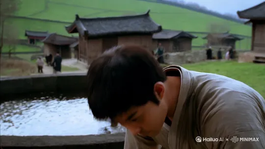 一、命运的邂逅

故事的主人公名叫李大山，一个朴实憨厚的农村青年。他自幼丧父，与母亲相依为命，过着清贫却也安宁的生活。大山身材魁梧，力大如牛，是村里出了名的勤劳汉子。然而，命运似乎从未对他展露过微笑。

在一个春寒料峭的早晨，大山在村头的井边遇见了她——王秀兰，一个如清晨露珠般清澈纯净的女子。秀兰是邻村嫁过来的新媳妇，嫁给了村里最富有的地主家做儿媳。然而，她的命运却如同风中残烛，摇曳不定。

两人的目光在井边不期而遇，仿佛命运的丝线在这一刻悄然交织。大山被秀兰的美丽与温柔深深吸引，而秀兰也被大山的朴实与善良所打动。从那天起，两人开始在田间地头偷偷相会，倾诉着彼此的心事与梦想。

 by Hailuo AI Video Generator