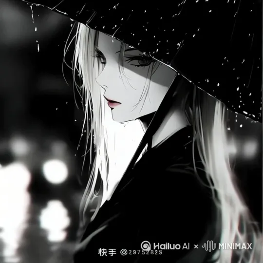 高清电影，下雨，撑着一把雨伞。【镜头拉远，拉远，拉高】 by Hailuo AI Video Generator