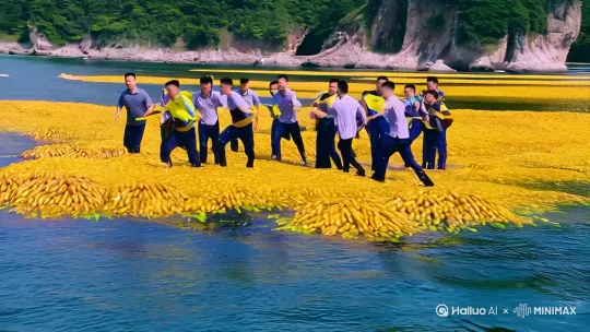 *五哈团猫鼠追逐战：扣人心弦的海上追逐**
   - 在《哈哈哈哈哈》第三季中，五哈团在大黄鱼之乡宁德三都澳体验了一把惊险刺激的海上追逐战。节目中，邓超和陈赫分别带队进行猫鼠追击，充满了戏剧性和娱乐性。观众可以看到五哈团成员如何利用智慧和策略进行躲藏和追捕，节目效果堪比电影大片。 by Hailuo AI Video Generator
