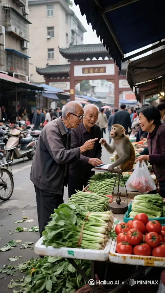 镜头移动,动态跟随,展现两个人史诗般的激烈打斗场面,两个人正在进行惊心动魄的中国功夫对决。左边的人右脚轻点地面,身体如旋风般旋转,左腿高高抬起,以一记凌厉的侧踢攻向对手的头部,速度极快。右边的人一个前滚翻躲开,起身时双腿连环踢出,腿影重重,令人眼花缭乱。两人的招式变化无穷,身影在环境中快速移动,忽左忽右,地面灰尘四起,展现出中国功夫的博大精深。周围的人欢呼雀
跃、拍手叫好。 by Hailuo AI Video Generator